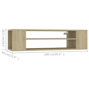 TV-Hängeschrank Sonoma-Eiche 100 cm