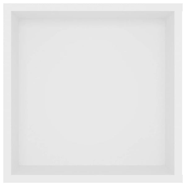 Weiße TV-Wandkonsole 102 cm