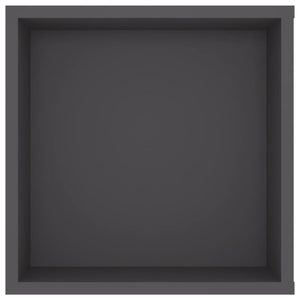 Grauer TV-Wandschrank 102 cm