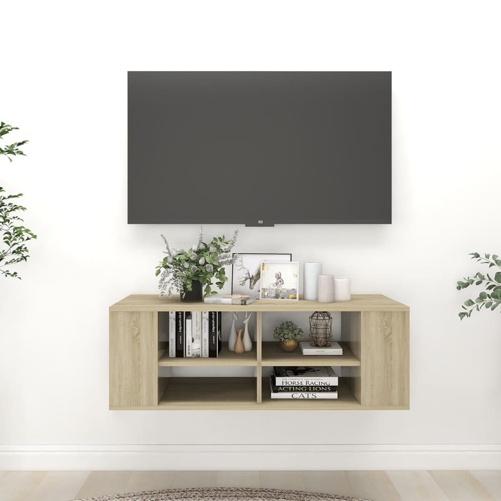 TV-Wandschrank Sonoma Eiche 102 cm