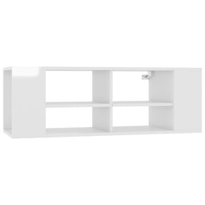 TV-Wandschrank Hochglanz Weiß 102 cm