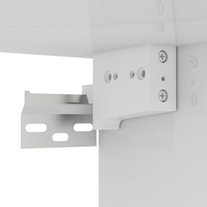 TV-Wandschrank Hochglanz Weiß 102 cm