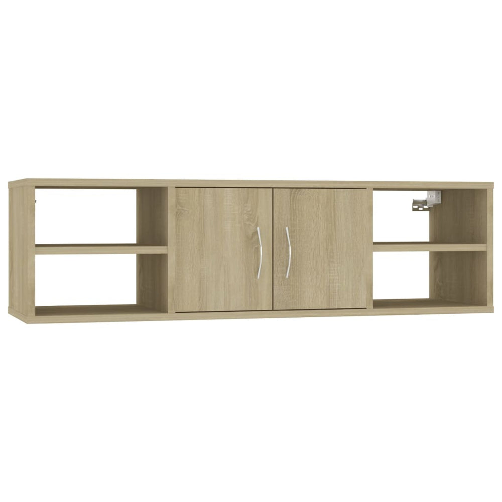 vidaXL Étagère murale chêne sonoma 102x30x29 cm aggloméré