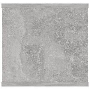 Betongraues Wandregal, 102 cm