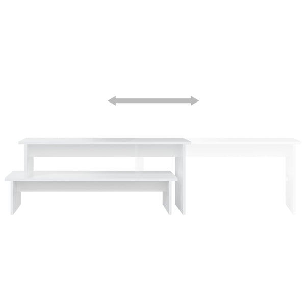 Weißer TV-Schrank 180 cm