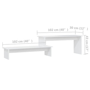 Weißer TV-Schrank 180 cm
