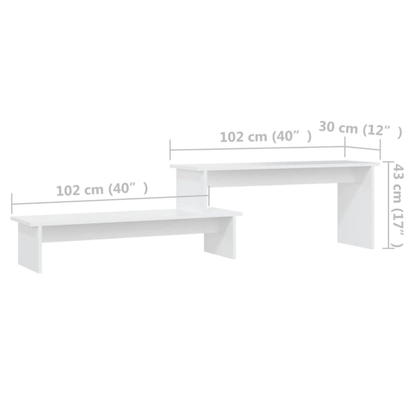Weißer TV-Schrank 180 cm