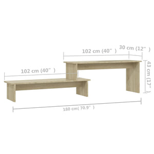 TV-Schrank Sonoma Eiche 180 cm