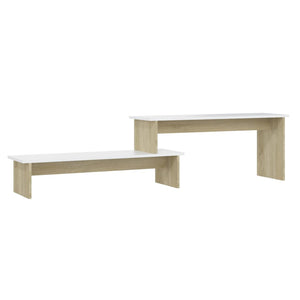 TV-Schrank Sonoma Eiche Weiß 180 cm