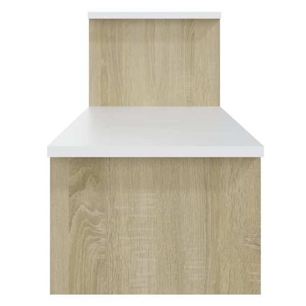 TV-Schrank Sonoma Eiche Weiß 180 cm