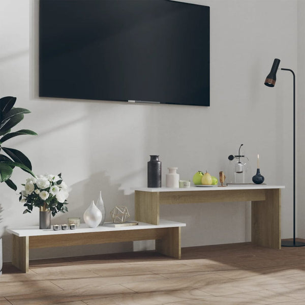 TV-Schrank Sonoma Eiche Weiß 180 cm