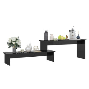 TV-Schrank Hochglanz Schwarz 180 cm