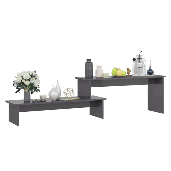 TV-Schrank Hochglanz Grau 180 cm