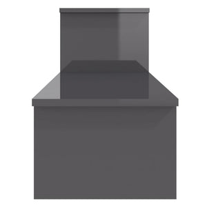 TV-Schrank Hochglanz Grau 180 cm
