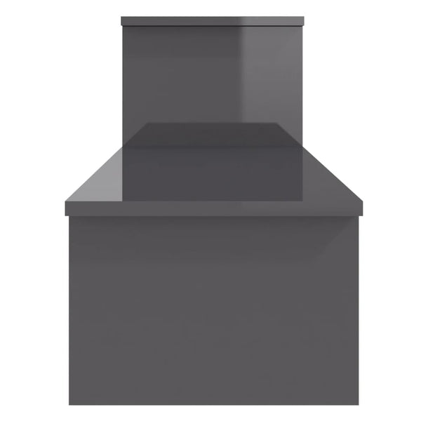 TV-Schrank Hochglanz Grau 180 cm