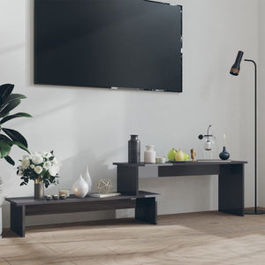 TV-Schrank Hochglanz Grau 180 cm