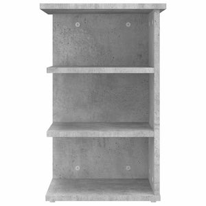 Beistellregal Betongrau 35x35x55 cm