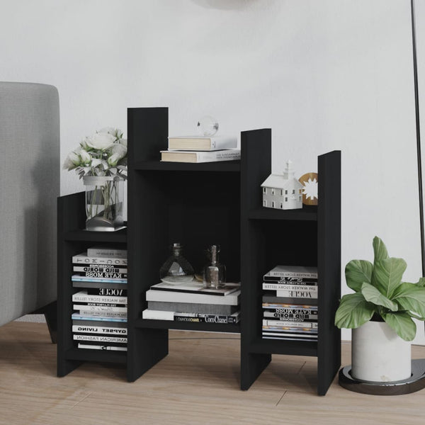 Schwarzer Regalschrank 60x26x60 cm