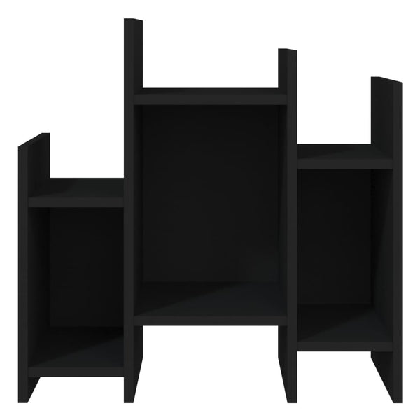 Schwarzer Regalschrank 60x26x60 cm