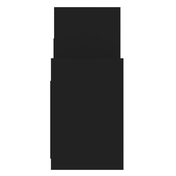 Schwarzer Regalschrank 60x26x60 cm