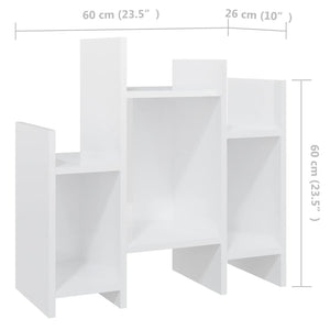 Hochglanz Regalschrank Weiß 60x60 cm