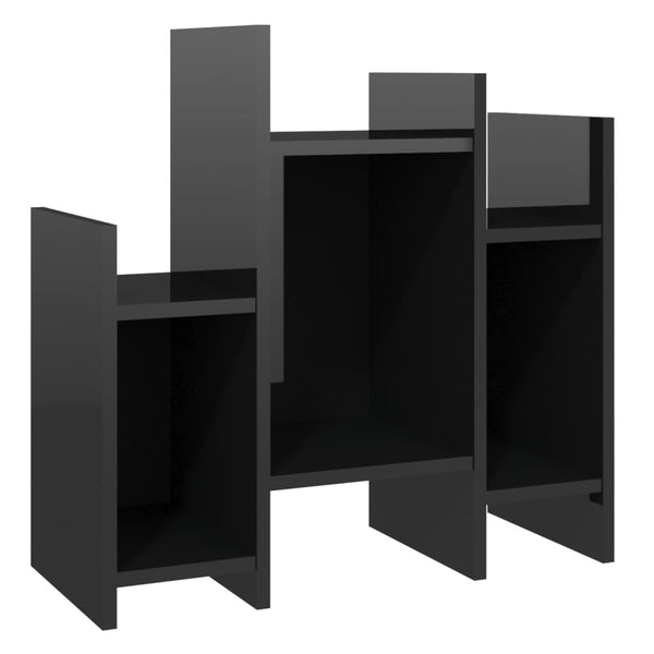Hochglanz Bücherregal Schwarz 60x60 cm