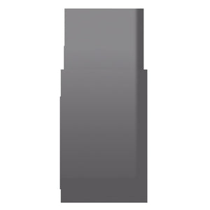 Hochglanz Grauer Regalschrank 60 cm