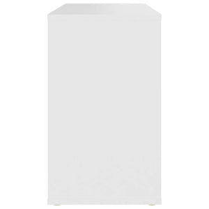 Weißer Beistelltisch 60x30x50 cm