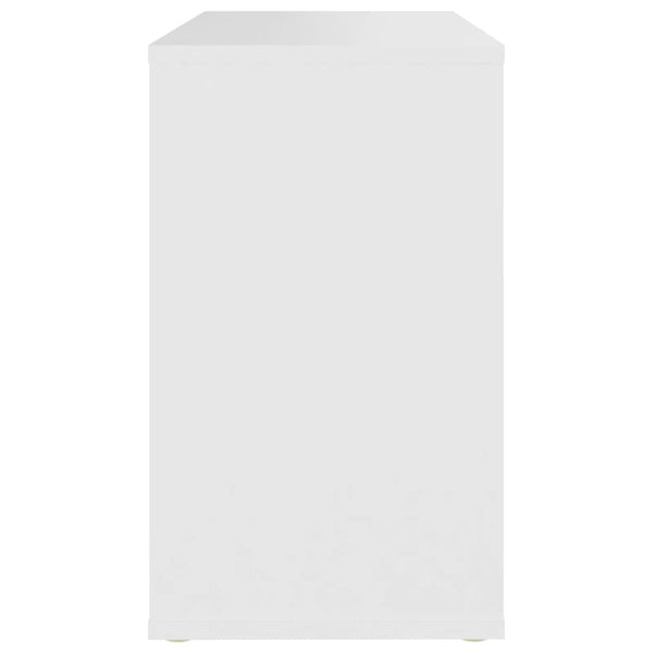 Weißer Beistelltisch 60x30x50 cm