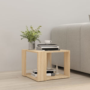 Sonoma Eiche Couchtisch 40x40 cm