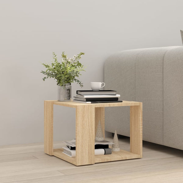 Sonoma Eiche Couchtisch 40x40 cm