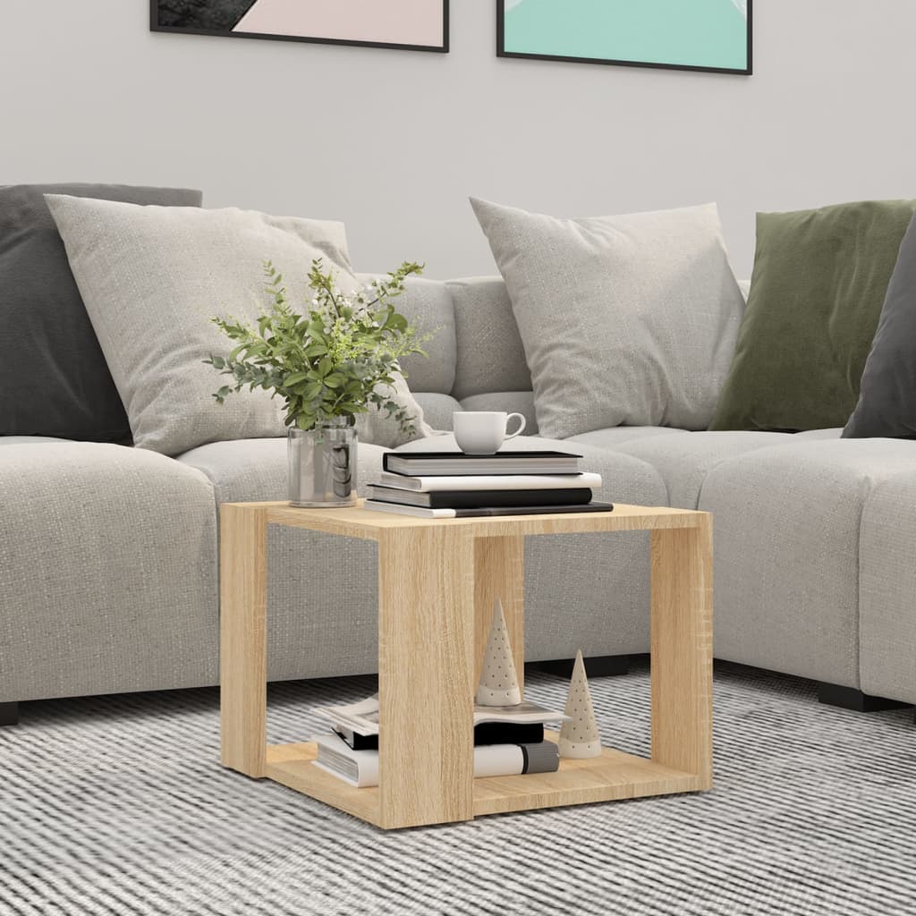 Sonoma Eiche Couchtisch 40x40 cm