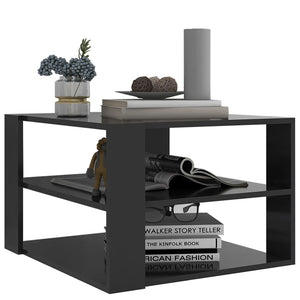 Grauer Couchtisch 60x60 cm
