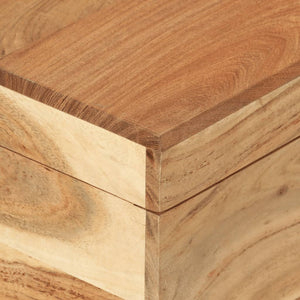 vidaXL Coffre Bois massif d'acacia