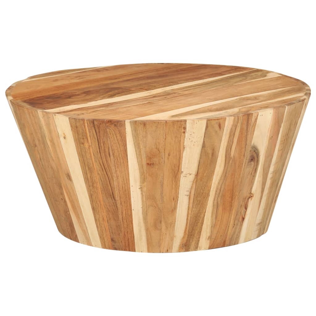Akazienholz Couchtisch Ø65cm