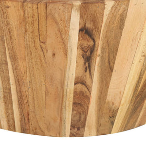 Akazienholz Couchtisch Ø65cm