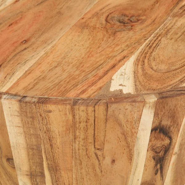 Akazienholz Couchtisch Ø65cm