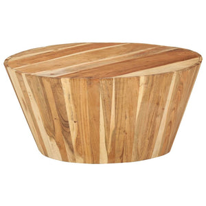 Akazienholz Couchtisch Ø65cm