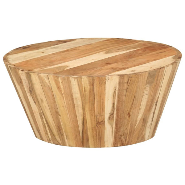 Akazienholz Couchtisch Ø65cm
