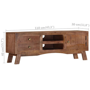 TV-Schrank aus Mangoholz, 110 cm