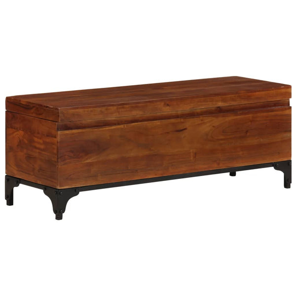 Akazienholz Aufbewahrungstruhe 110cm