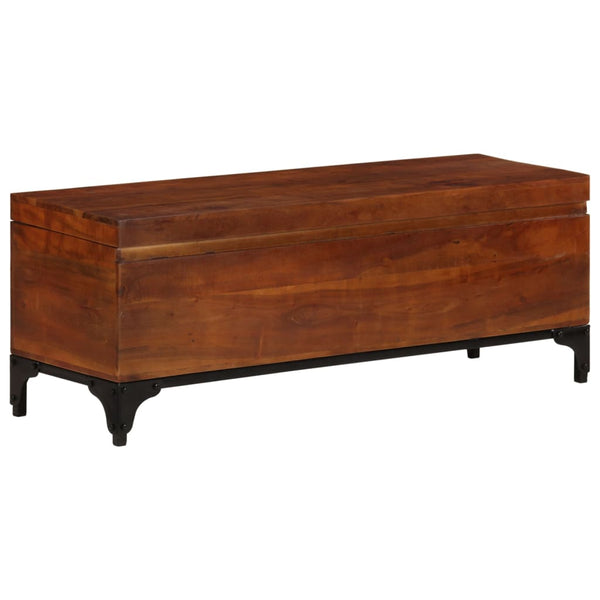 Akazienholz Aufbewahrungstruhe 110cm