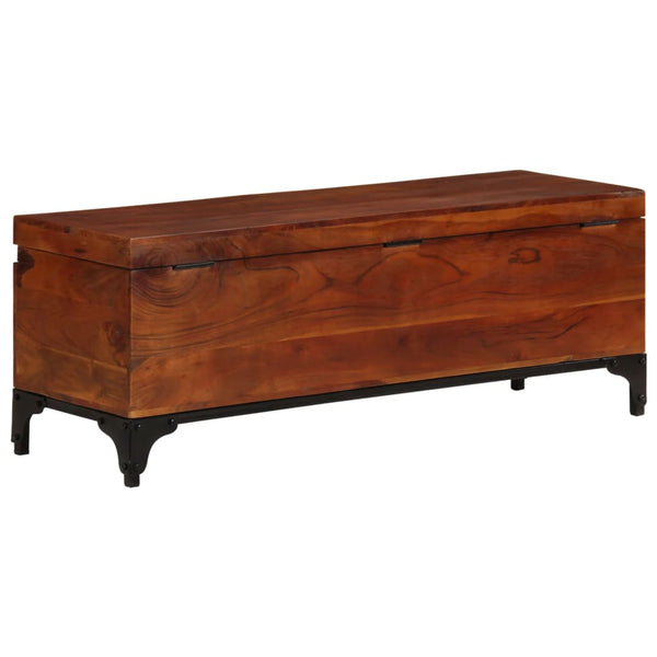 Akazienholz Aufbewahrungstruhe 110cm