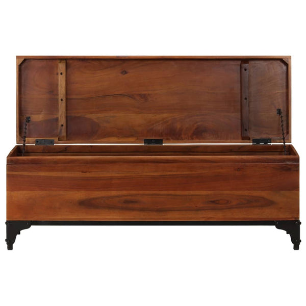 Akazienholz Aufbewahrungstruhe 110cm