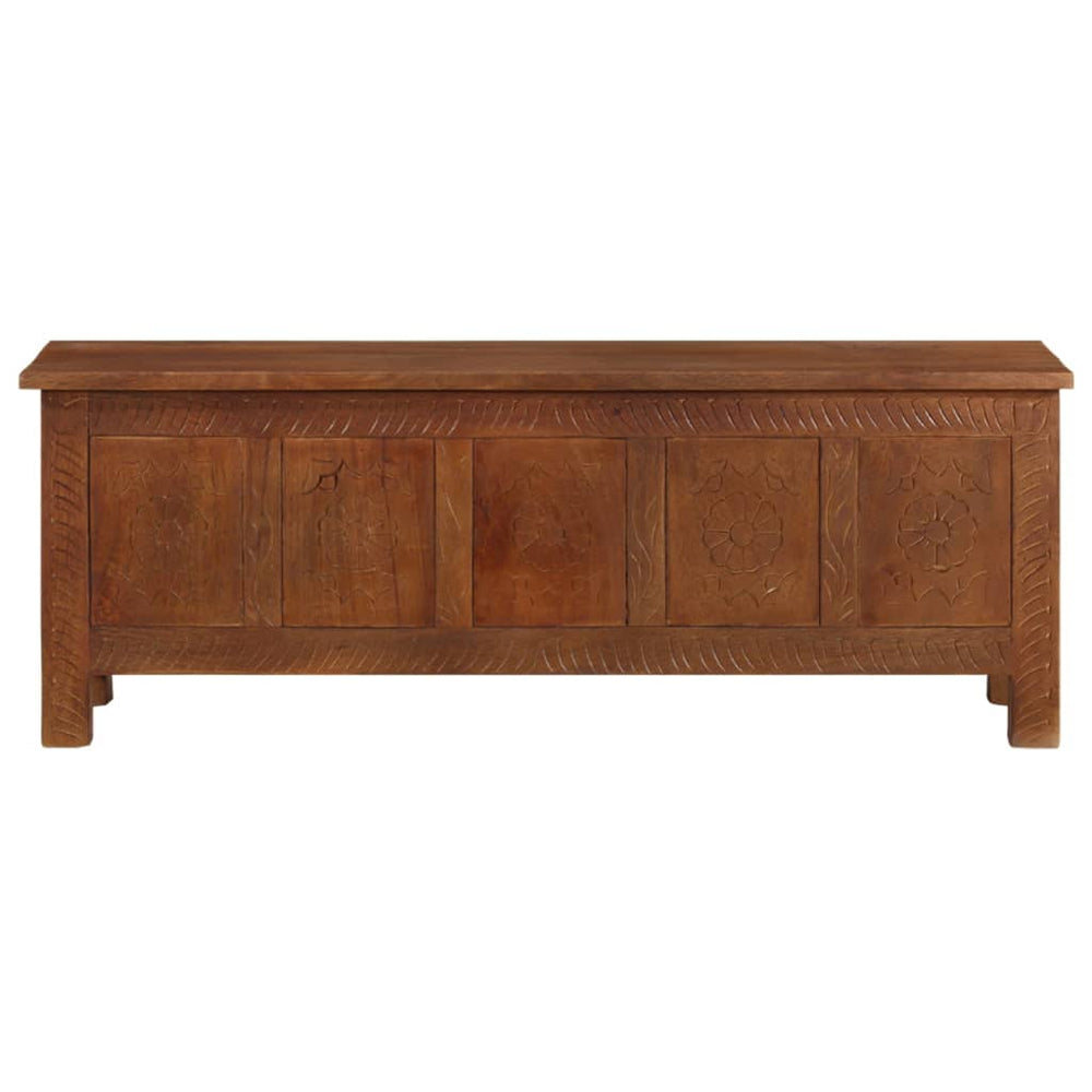 vidaXL Coffre 110x30x40 cm Bois de manguier massif