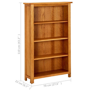 Bücherregal Eiche Massivholz 70x110 cm