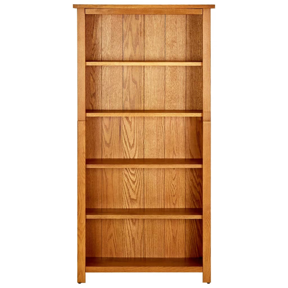 Eiche Bücherregal 5 Fächer 70x140 cm