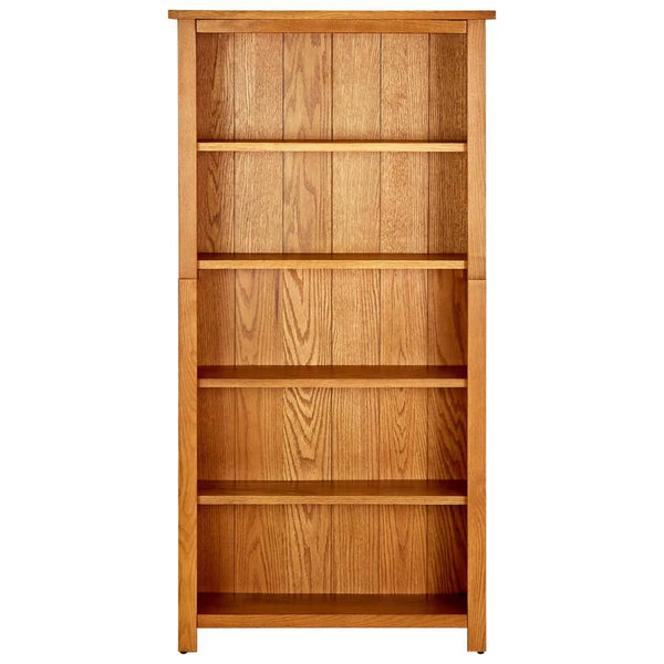Eiche Bücherregal 5 Fächer 70x140 cm