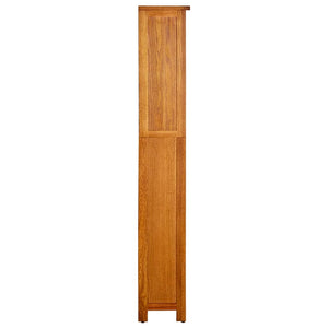 Eiche Bücherregal 5 Fächer 70x140 cm