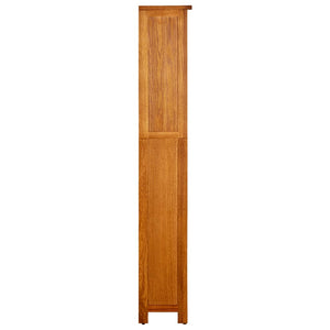 Eiche Bücherregal Massivholz 45x22x140 cm
